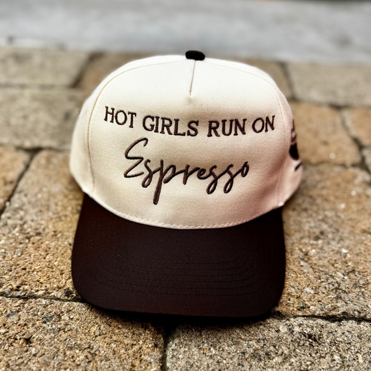 Hot Girls Run On Espresso Hat