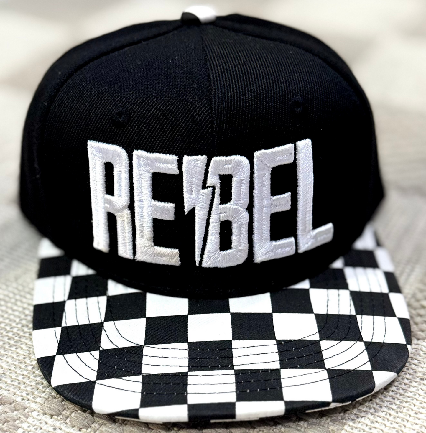 Rebel Kids Hat - Checkered