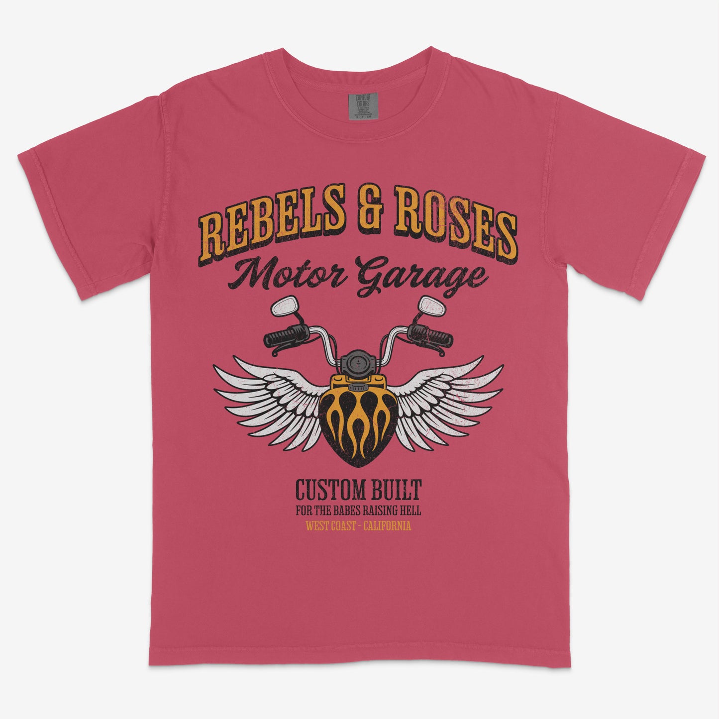 Rebels & Roses Motor Garage Tee
