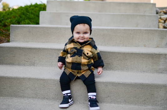 White/Black Stripe Sock