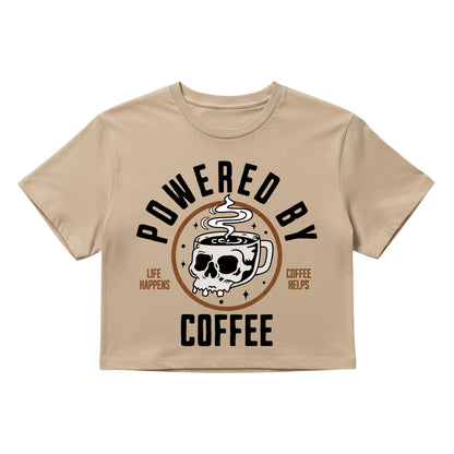 Powered By Coffee Crop Top