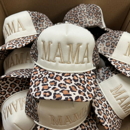 MAMA Leopard Trucker Hat