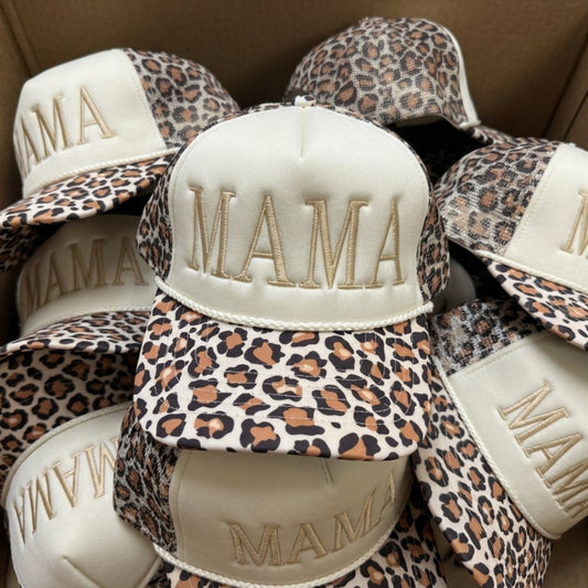 MAMA Leopard Trucker Hat