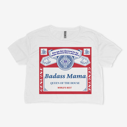 Badass Mama Graphic Crop Top image 1