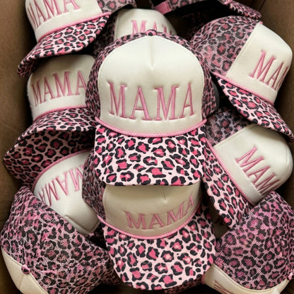 MAMA Leopard Trucker Hat