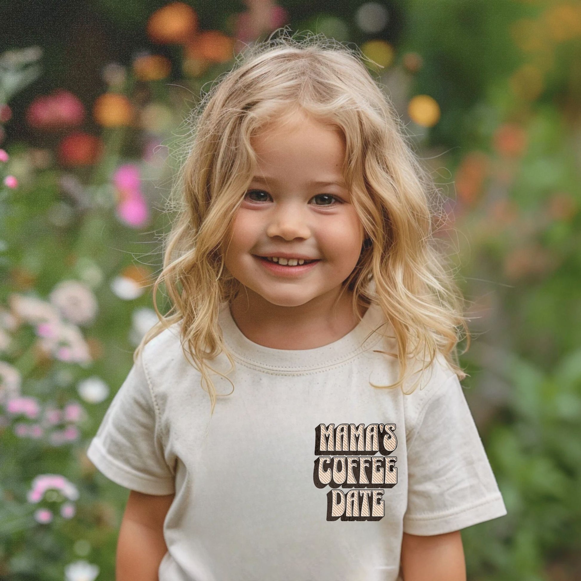 Mamas Coffee Date Toddler Tee image 0