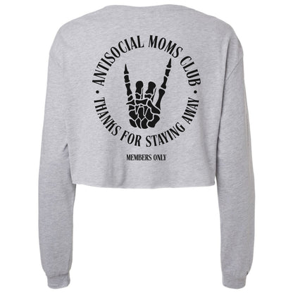 Antisocial Moms Club Long Sleeve Crop Top