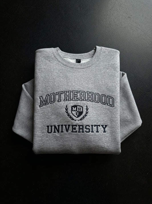 Motherhood University Embroidered Sweatshirt