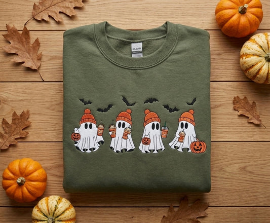 Spooky Brew Embroidered Sweatshirt