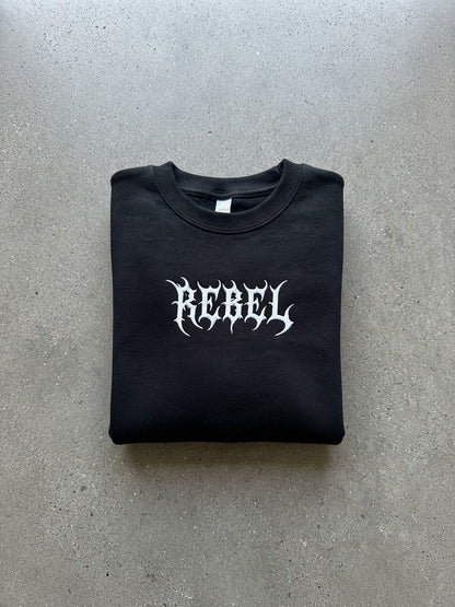Rebel Embroidered Kids Sweatshirt