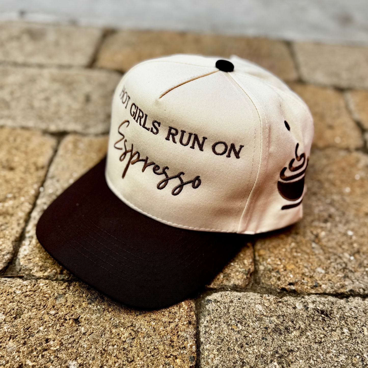 Hot Girls Run On Espresso Hat