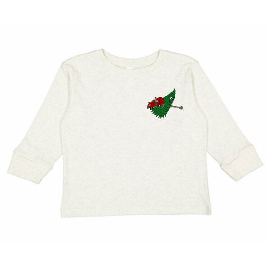 Evergreen Shreds Long Sleeve Toddler Tee