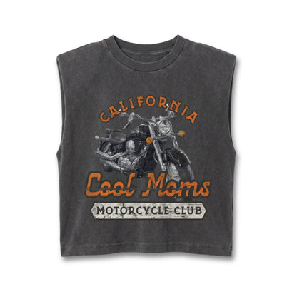 Cali Cool Moms Cropped Muscle Tee