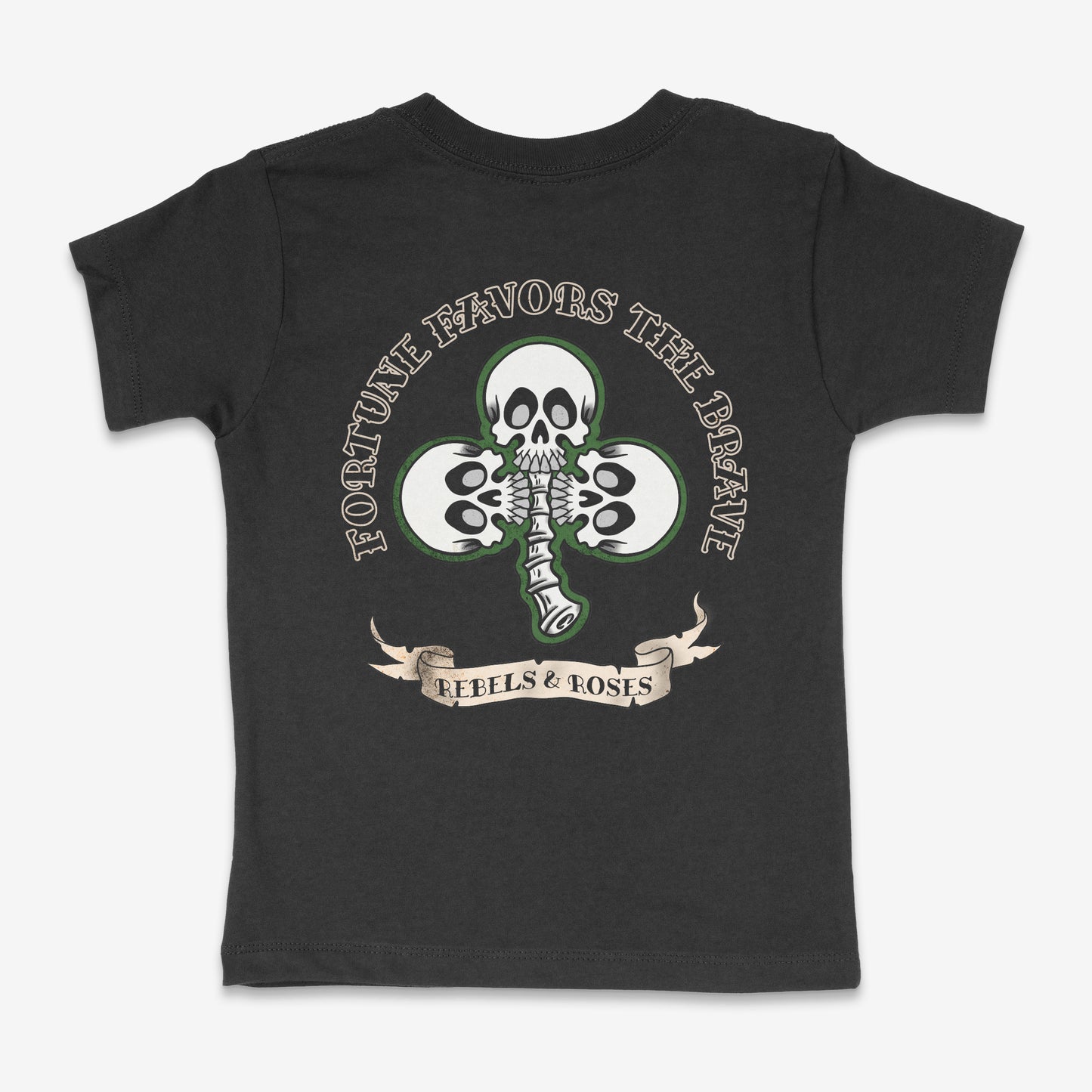 Fortune Favors The Brave Kids Tee