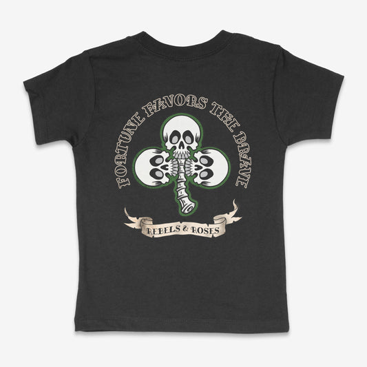 Fortune Favors The Brave Kids Tee
