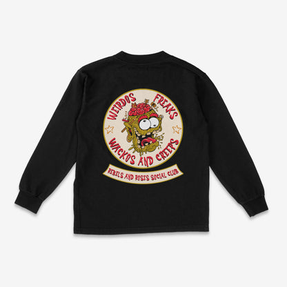 Wackos and Creeps Long Sleeve Toddler Tee