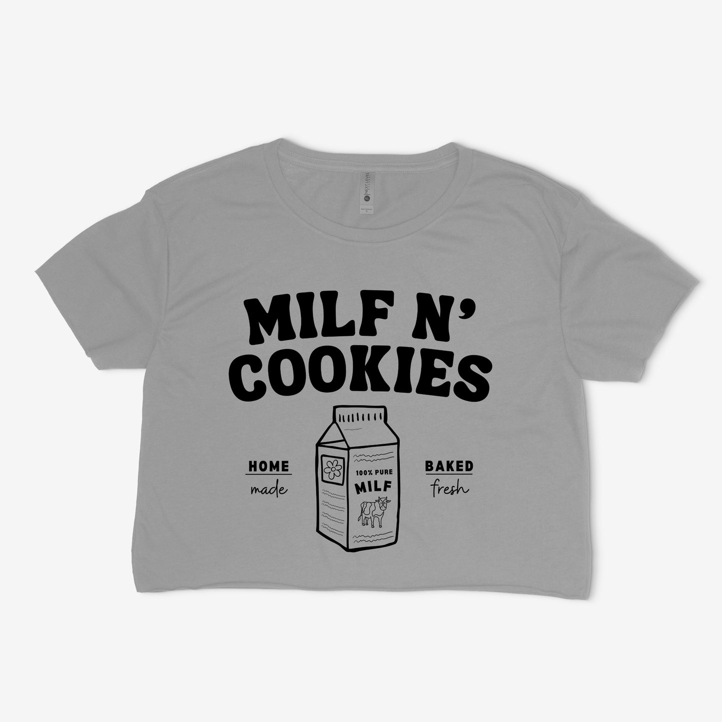 Milf N Cookies Crop Top