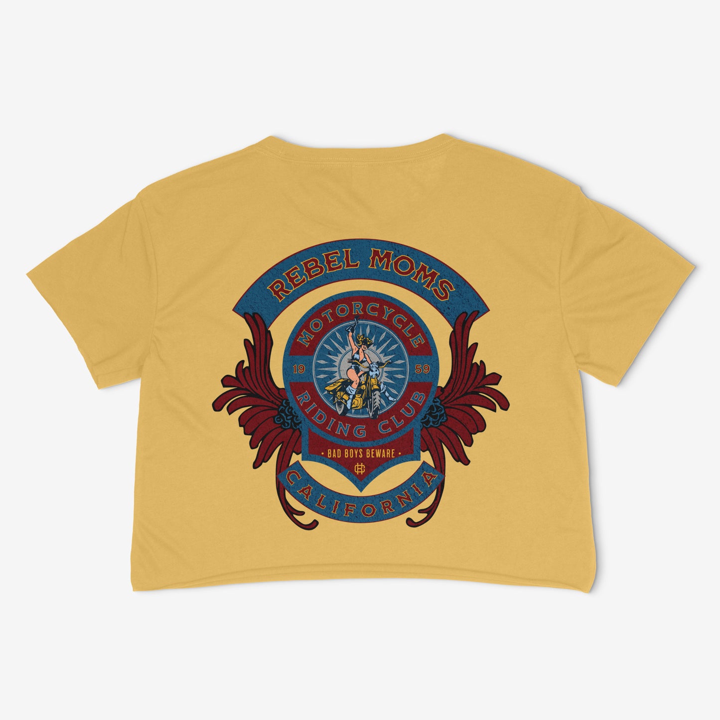 Rebel Moms Moto Club Crop Top