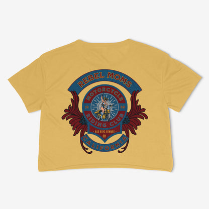 Rebel Moms Moto Club Crop Top