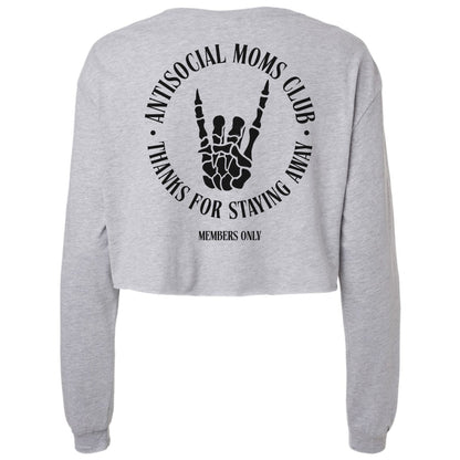 Antisocial Moms Club Long Sleeve Crop Top