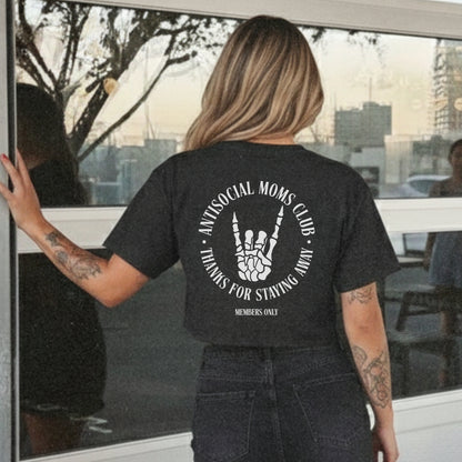 Antisocial Moms Club Crop Top