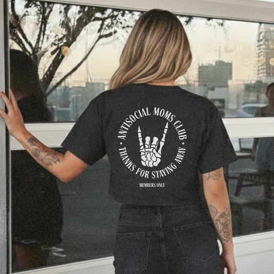 Antisocial Moms Club Crop Top