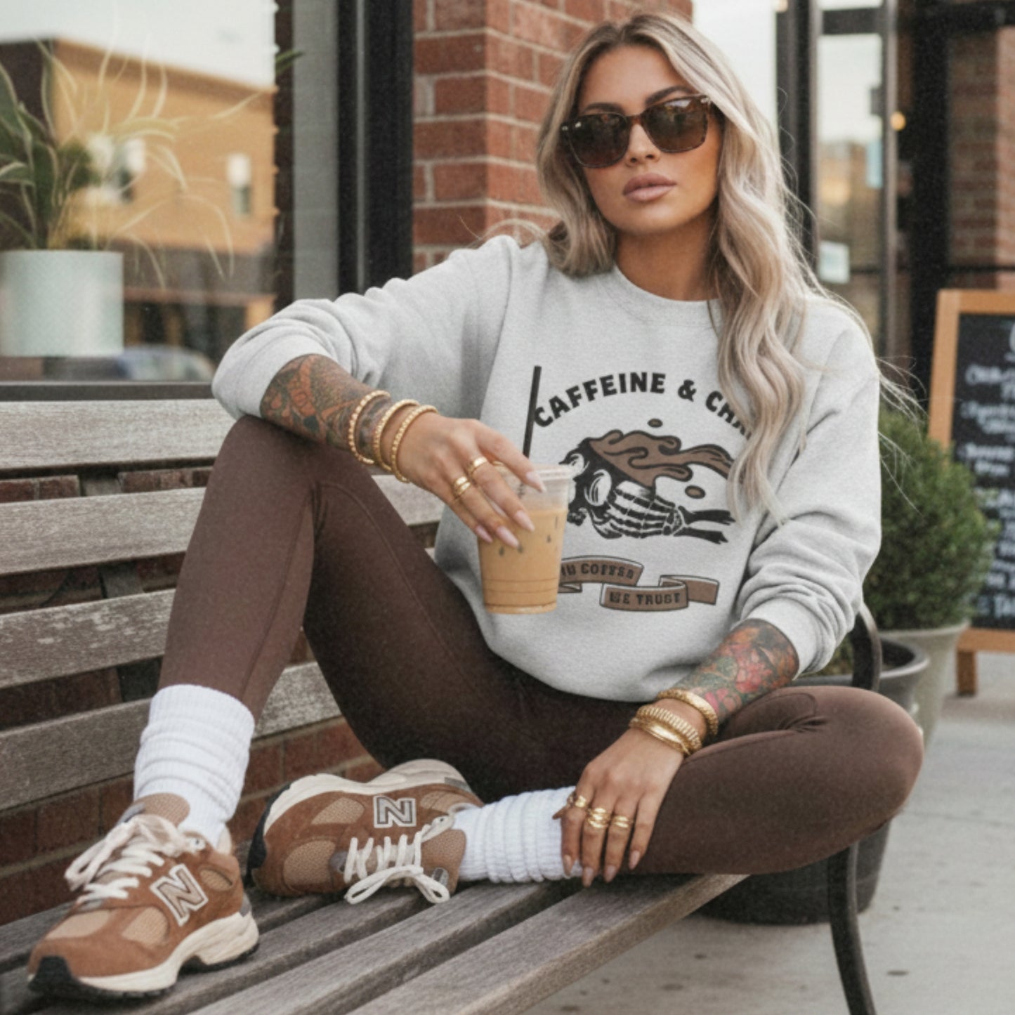 Caffeine and Chaos Sweatshirt