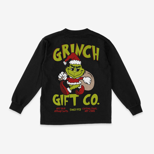 Grinch Gift Co. Long Sleeve Toddler Tee