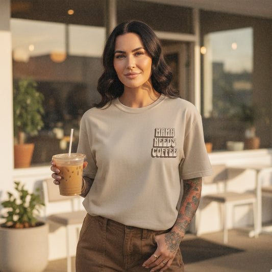 Mama Needs Coffee Tee