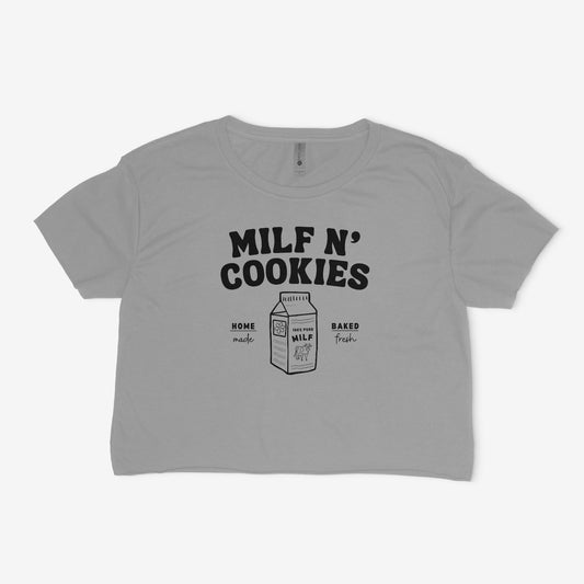 Milf N Cookies Crop Top