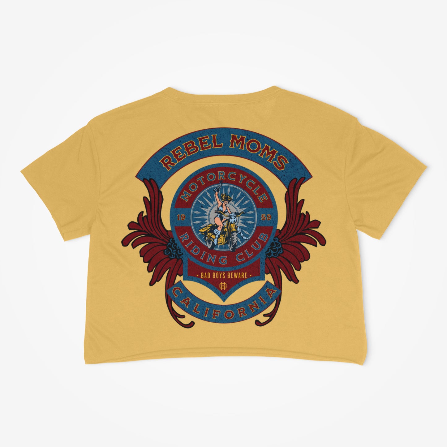 Rebel Moms Moto Club Crop Top