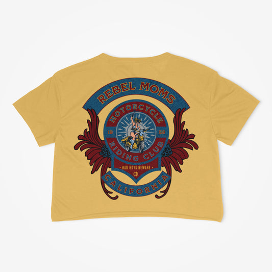 Rebel Moms Moto Club Crop Top