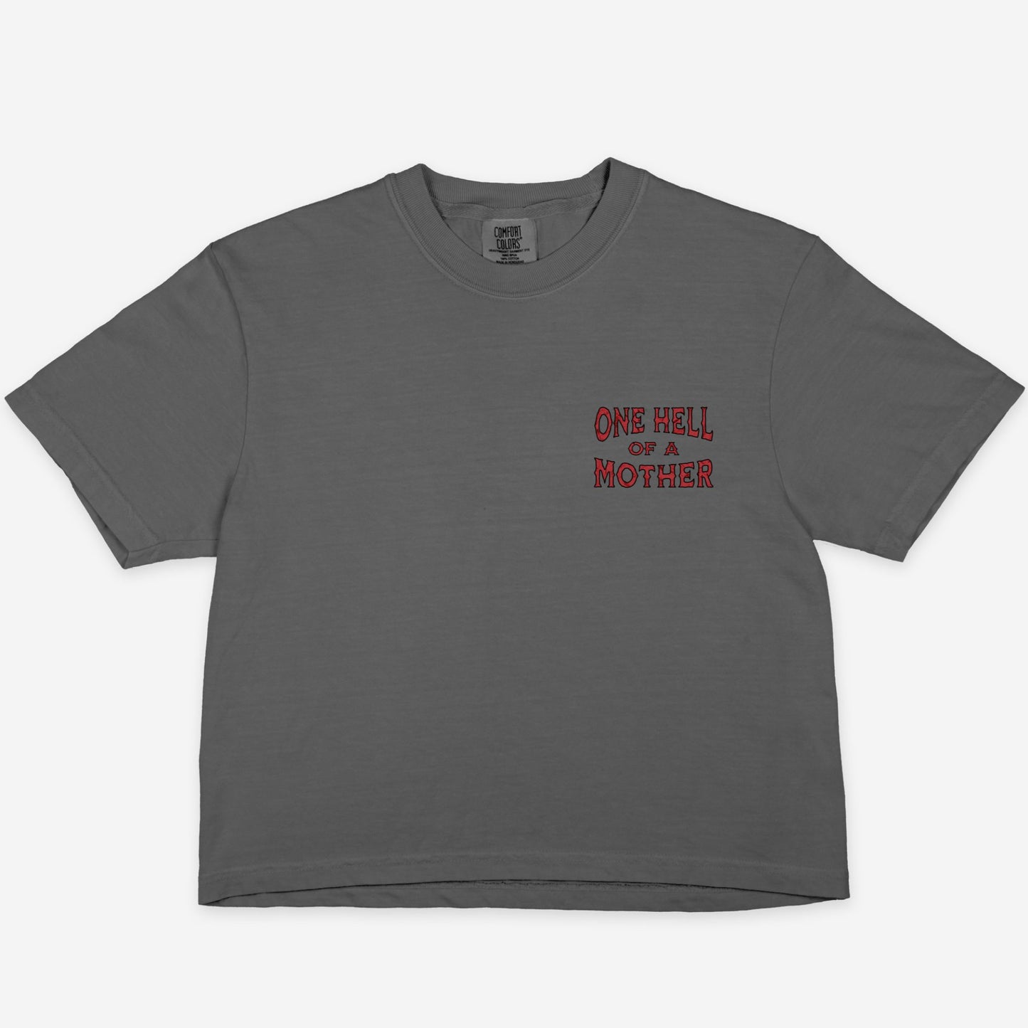 One Hell Of A Mother Vintage Crop Top