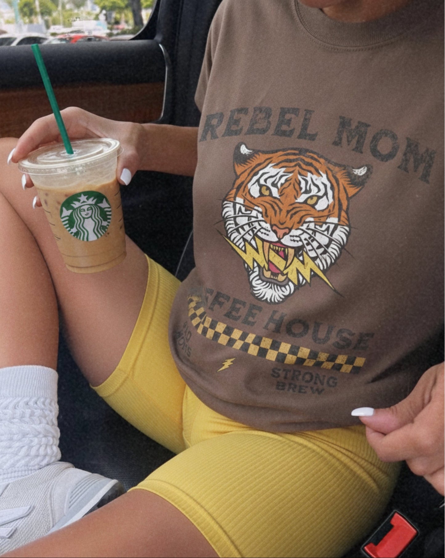 Rebel Mom Coffee House Tee