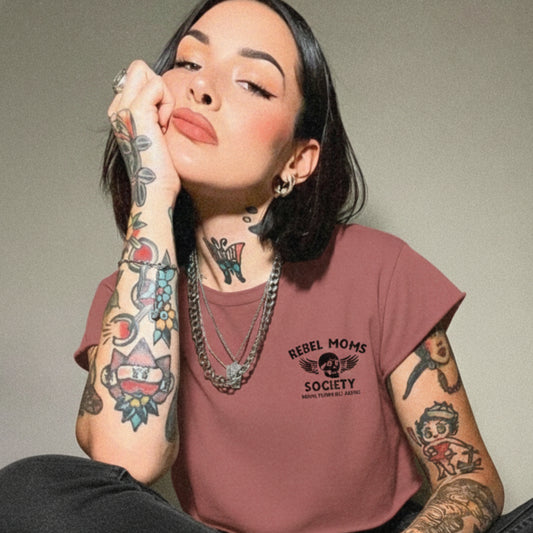 Rebel Moms Society Crop Top