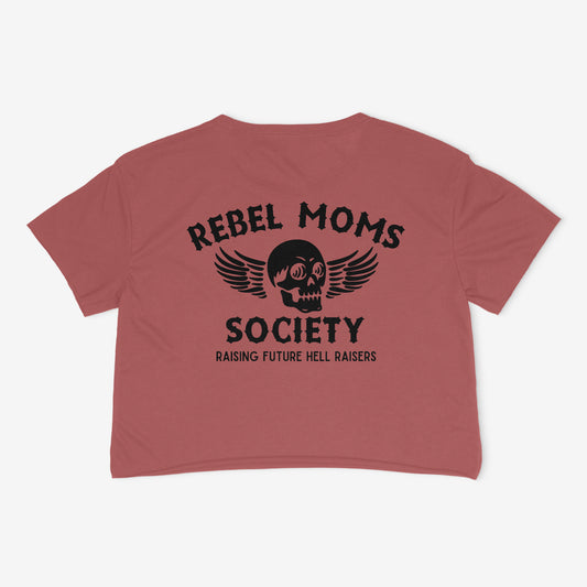 Rebel Moms Society Crop Top